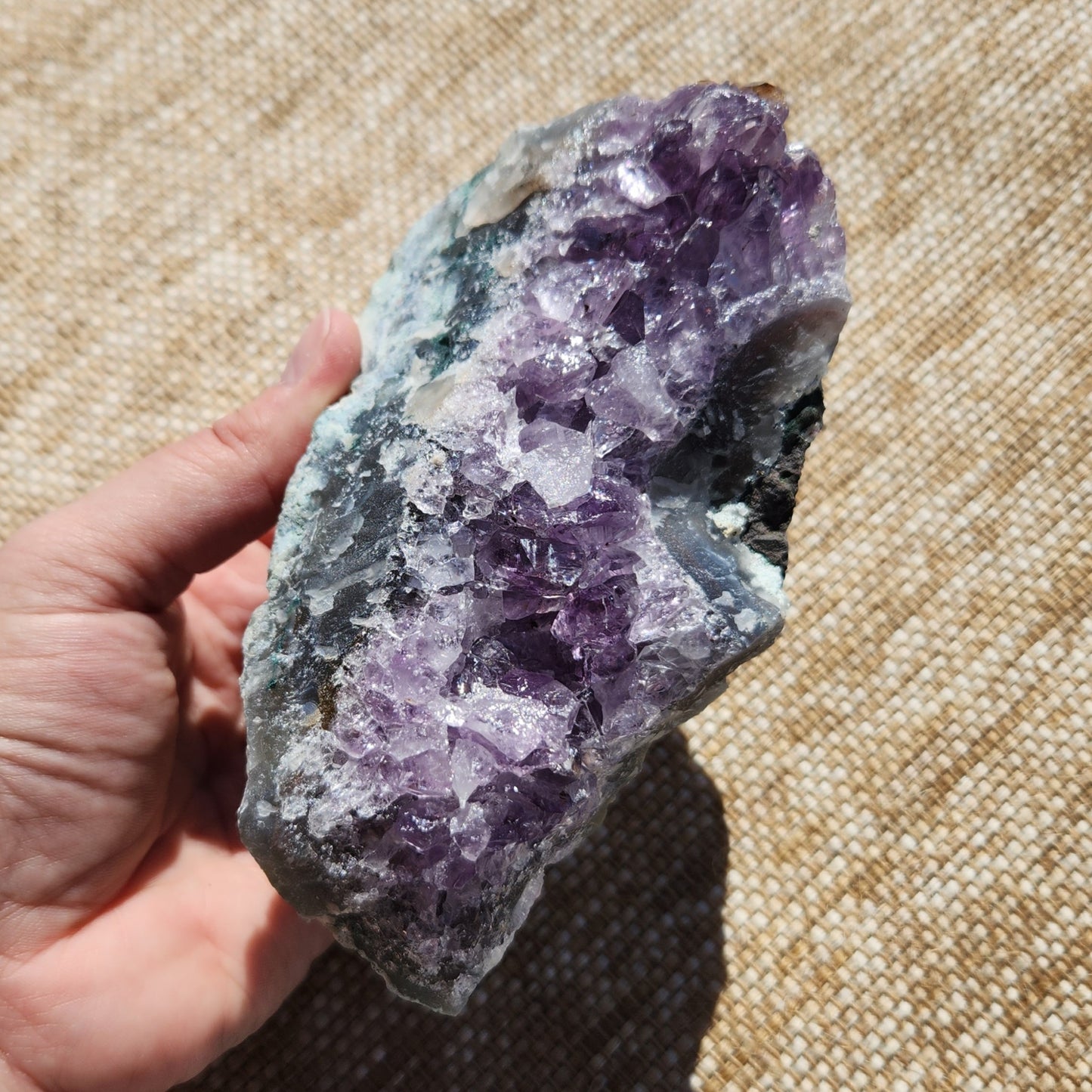 Amethyst Cluster 700g - Low Grade