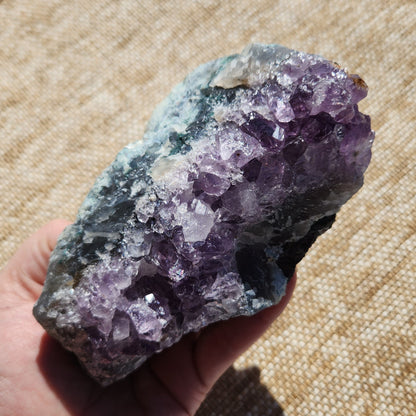 Amethyst Cluster 700g - Low Grade
