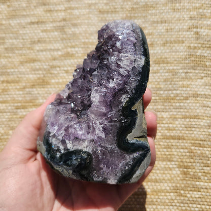 Amethyst Cluster Polished Edge 576g