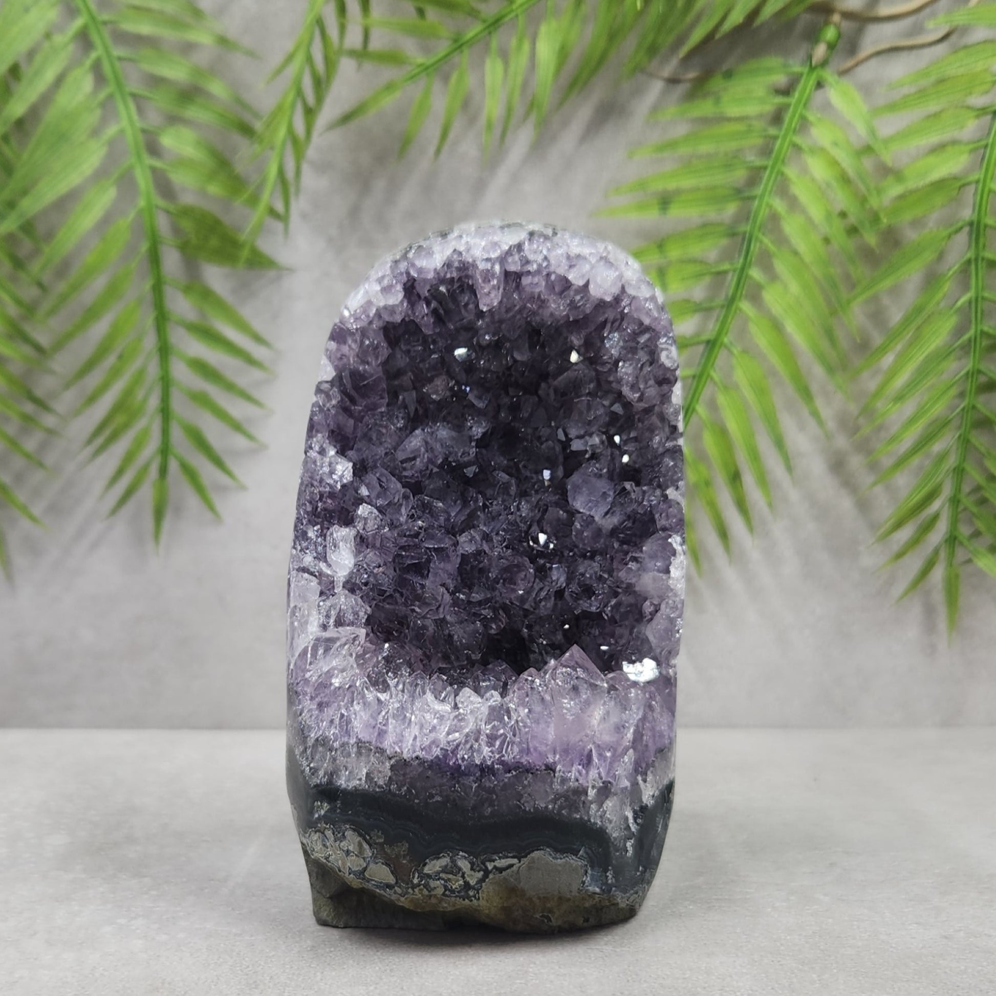 Amethyst Cluster Polished Edge 576g