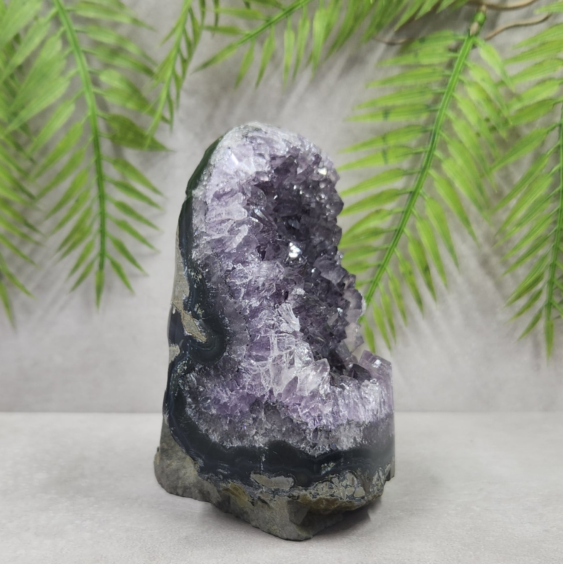 Amethyst Cluster Polished Edge 576g