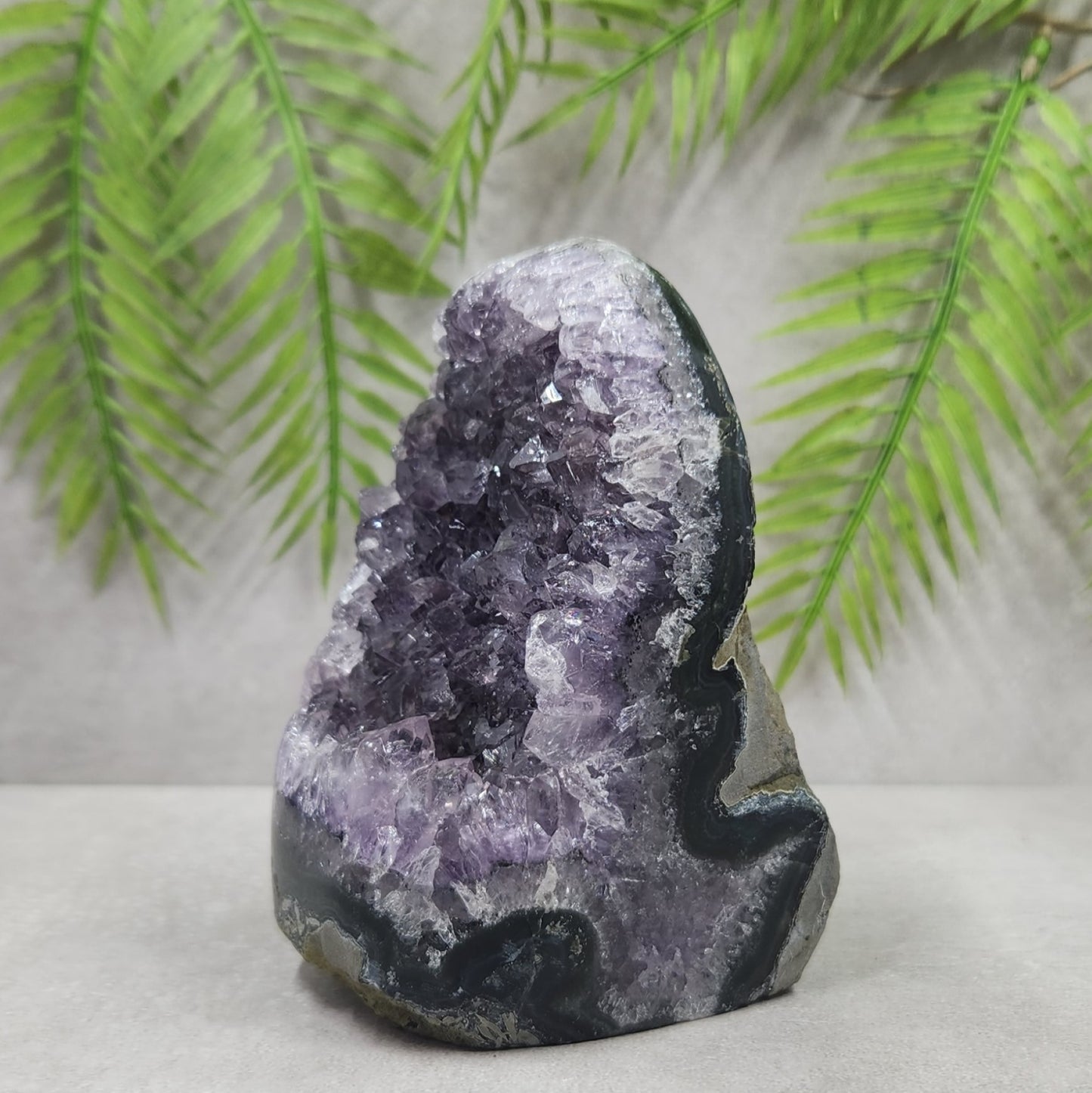 Amethyst Cluster Polished Edge 576g