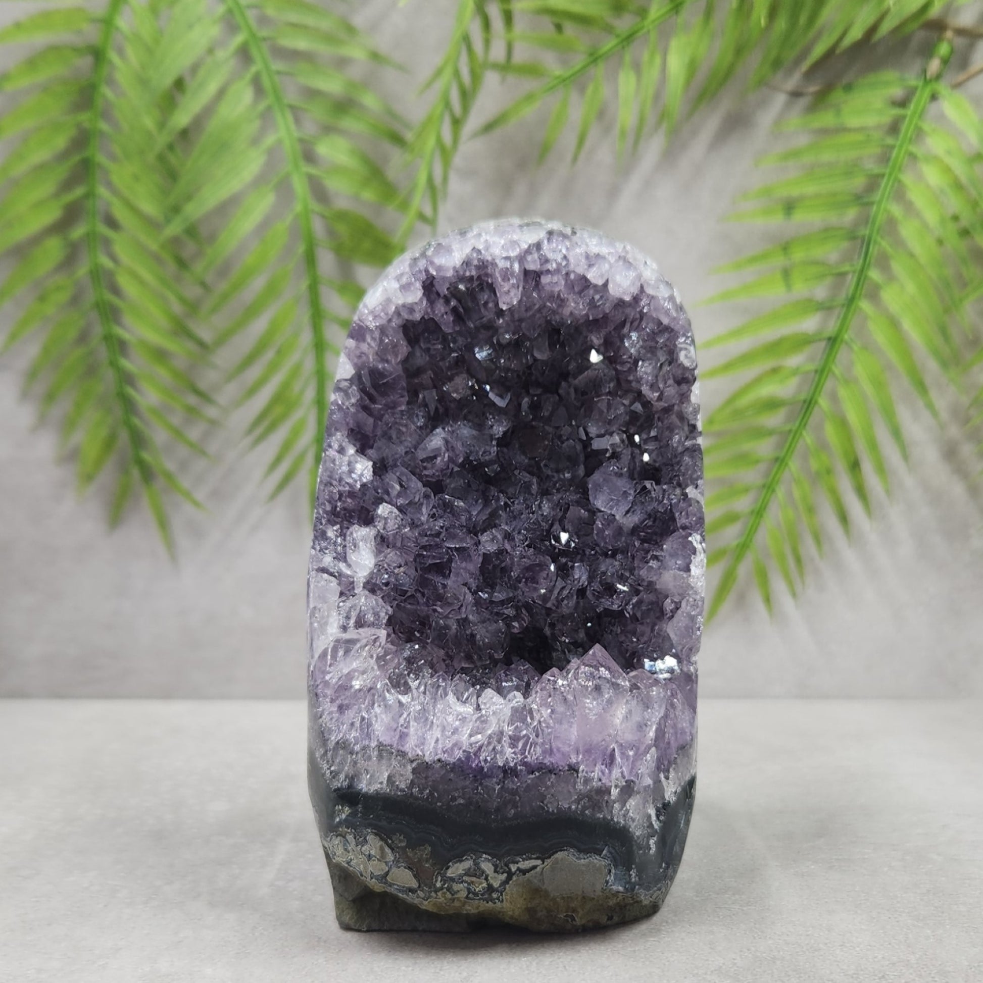 Amethyst Cluster Polished Edge 576g