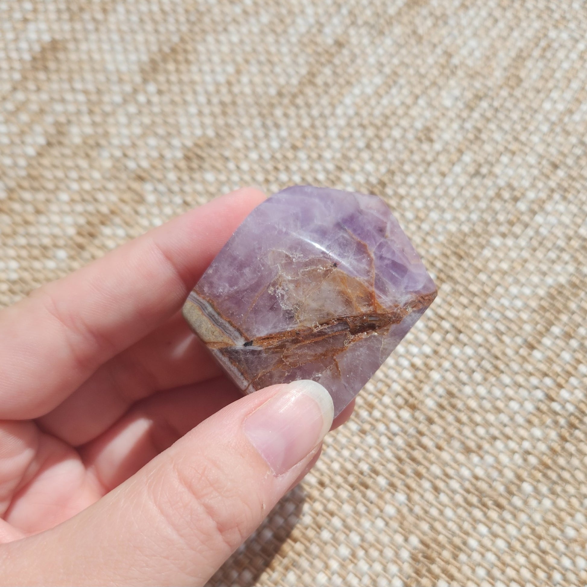 Amethyst + Crazy Lace Agate Freeform 59g