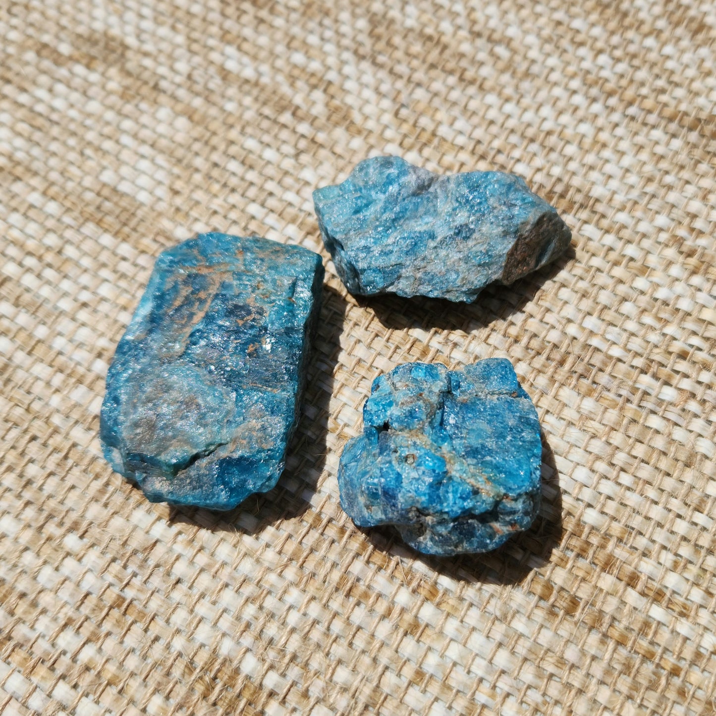 Blue Apatite Rough Extra Small