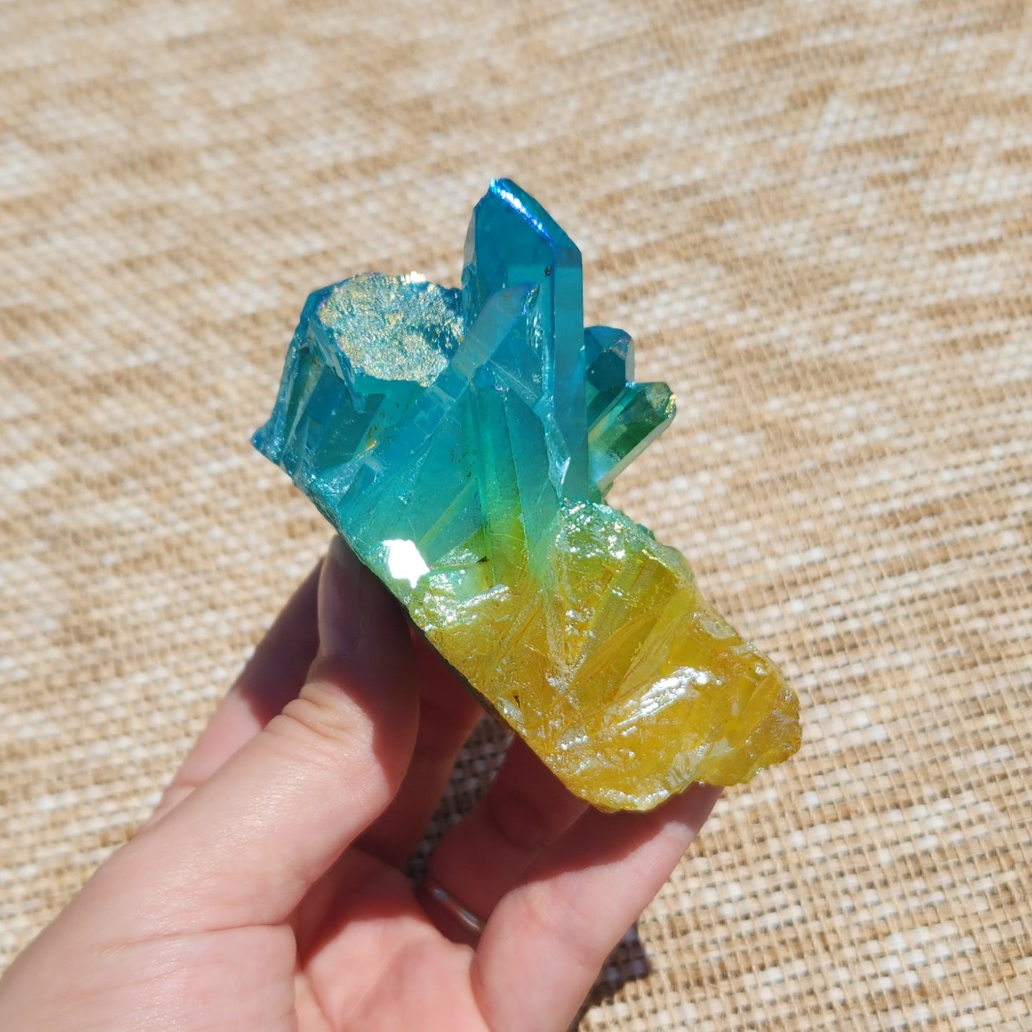 Aura Quartz Cluster 232g