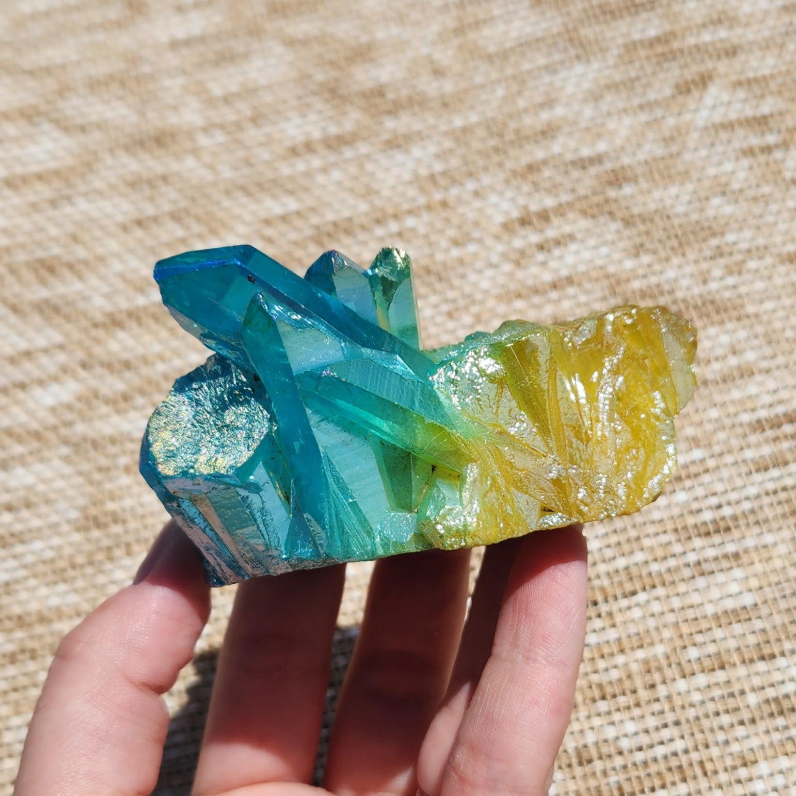 Aura Quartz Cluster 232g