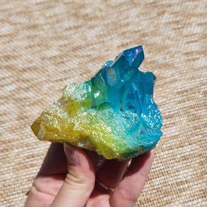 Aura Quartz Cluster 232g