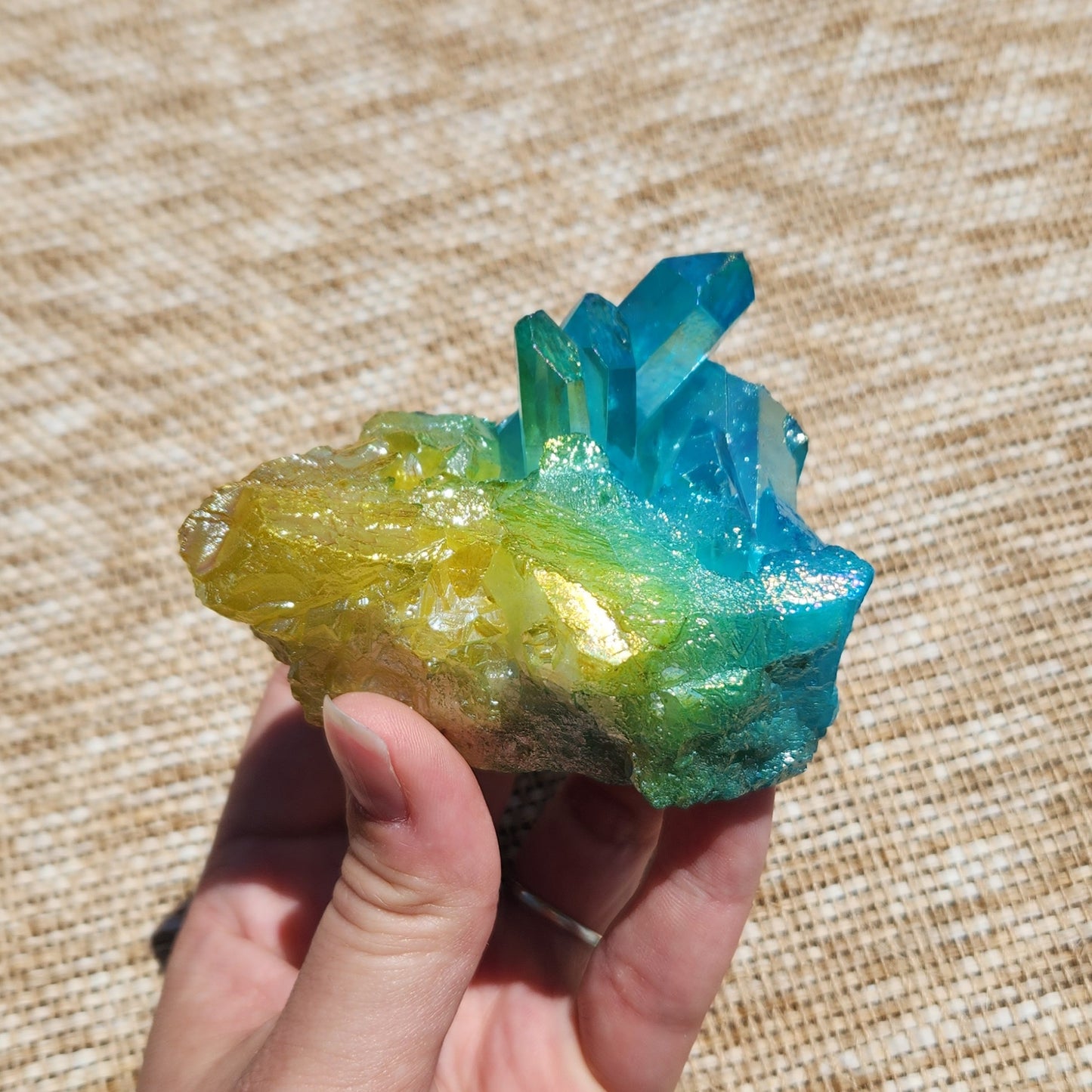 Aura Quartz Cluster 232g