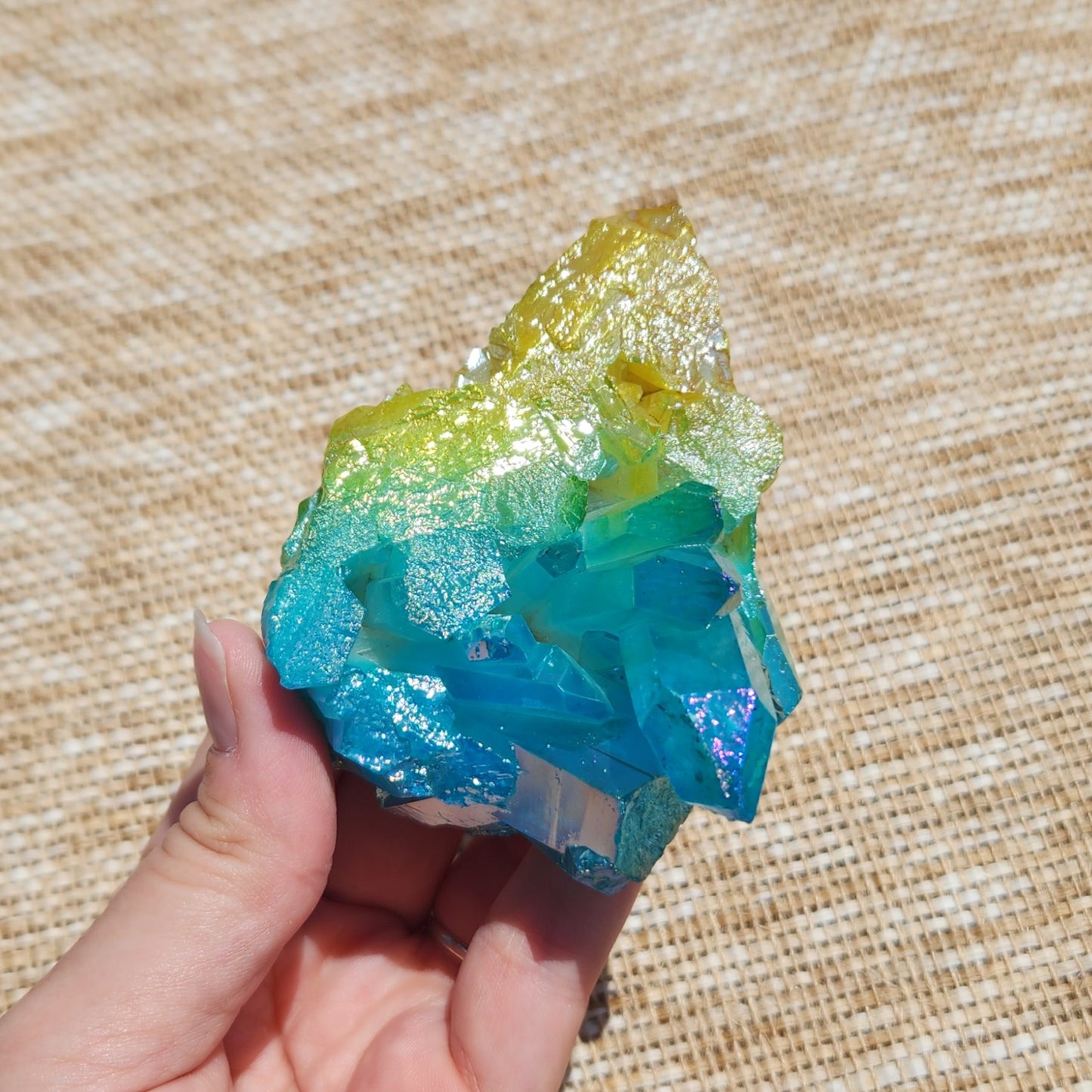 Aura Quartz Cluster 232g