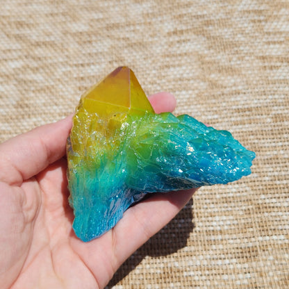 Aura Quartz Cluster 261g