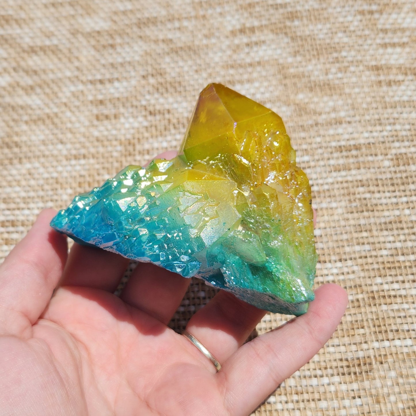 Aura Quartz Cluster 261g