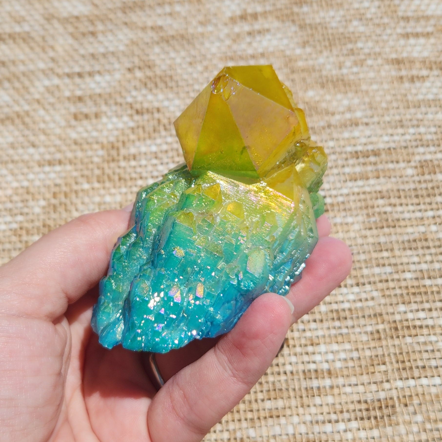 Aura Quartz Cluster 261g