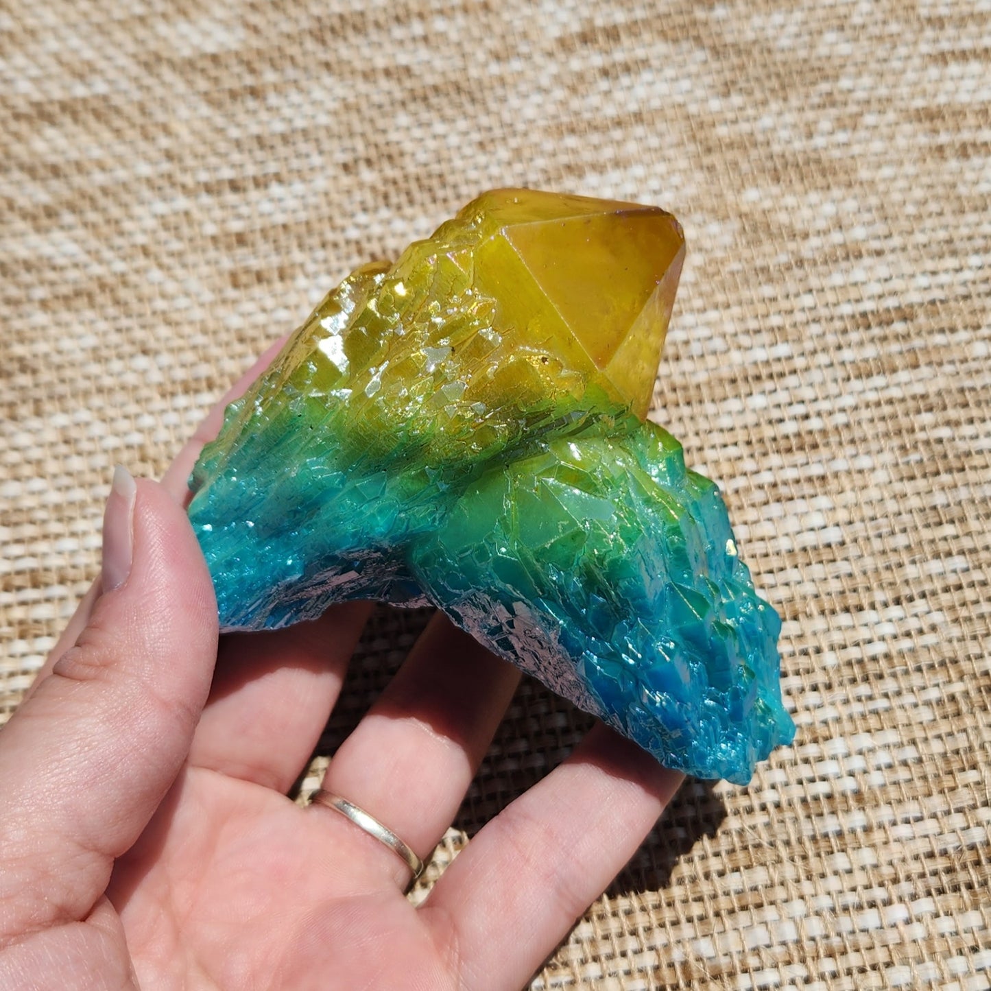 Aura Quartz Cluster 261g