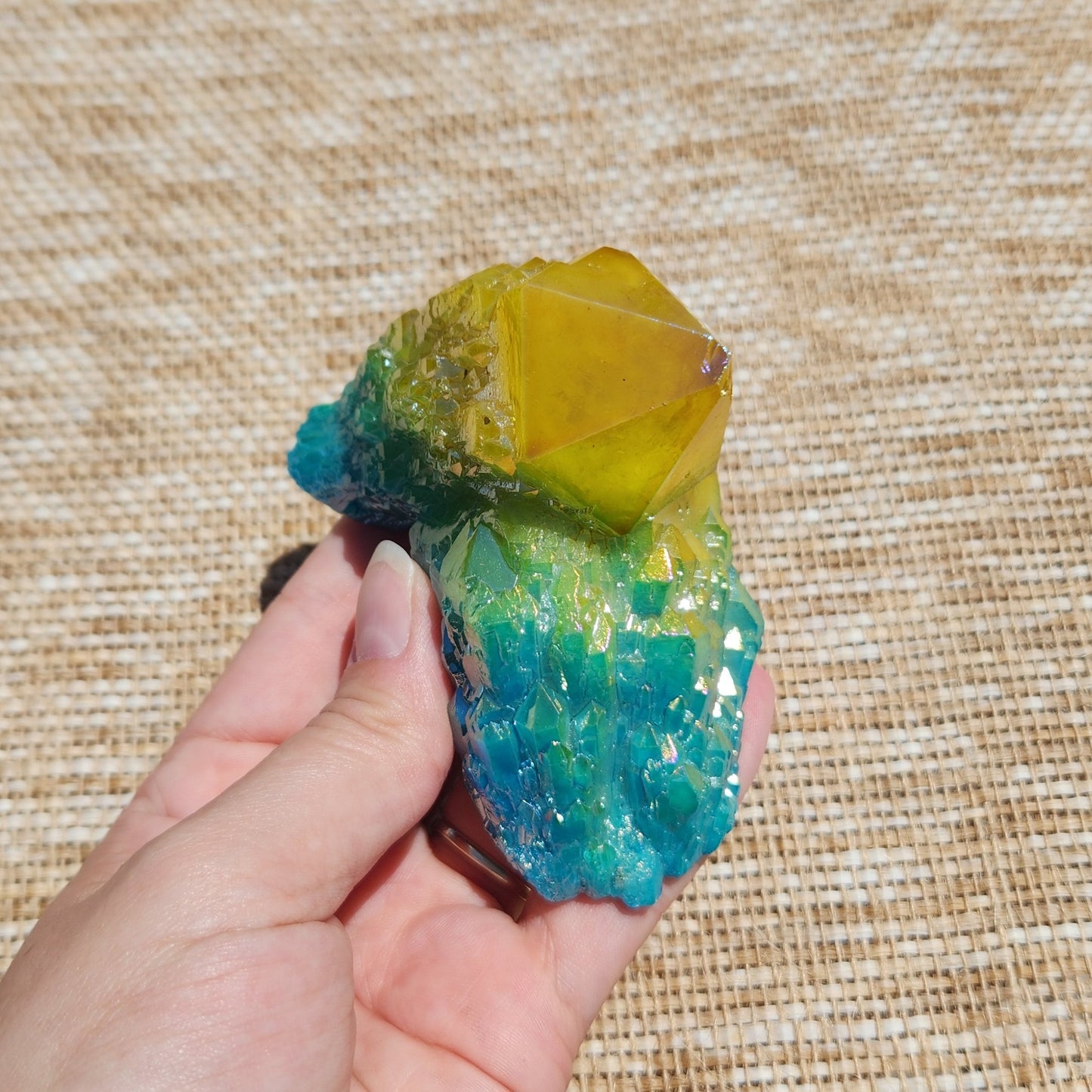 Aura Quartz Cluster 261g