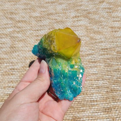 Aura Quartz Cluster 261g