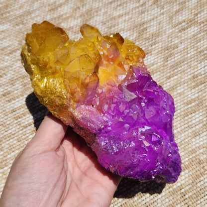 Aura Quartz Cluster 882g