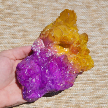 Aura Quartz Cluster 882g