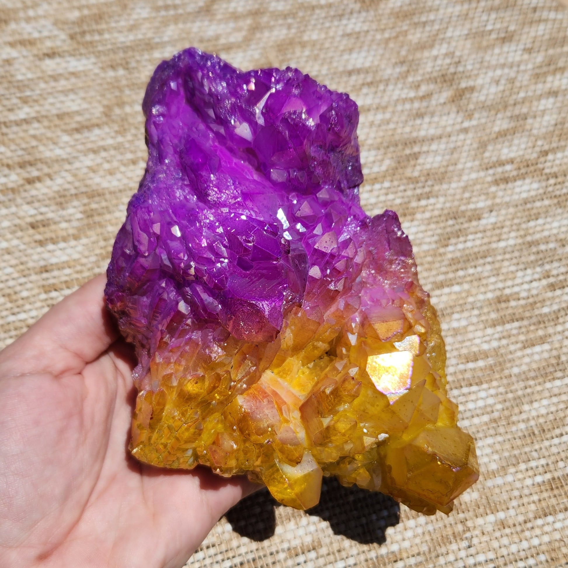 Aura Quartz Cluster 882g