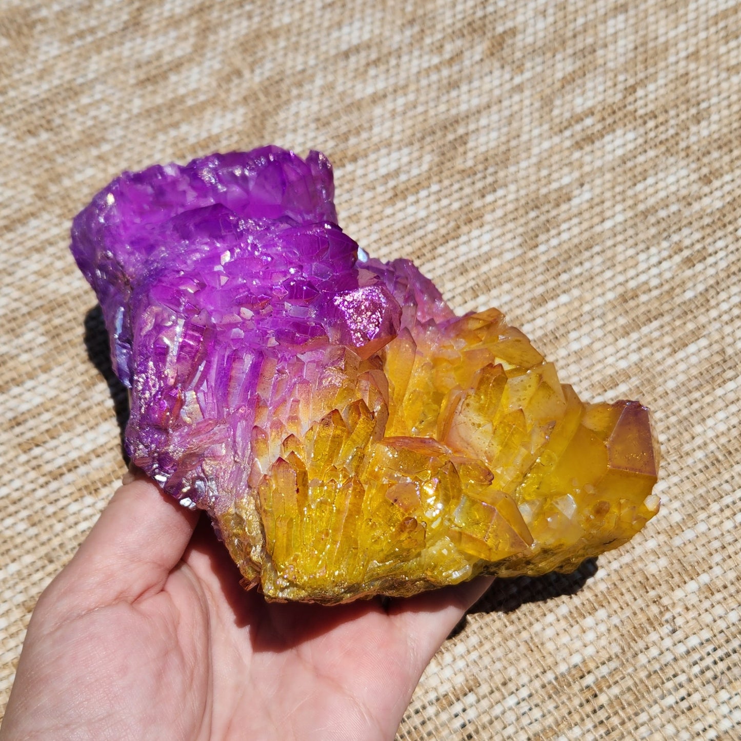 Aura Quartz Cluster 882g