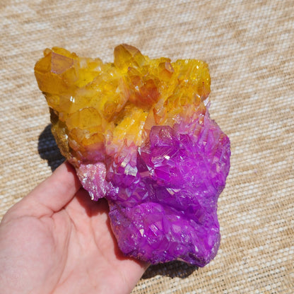 Aura Quartz Cluster 882g