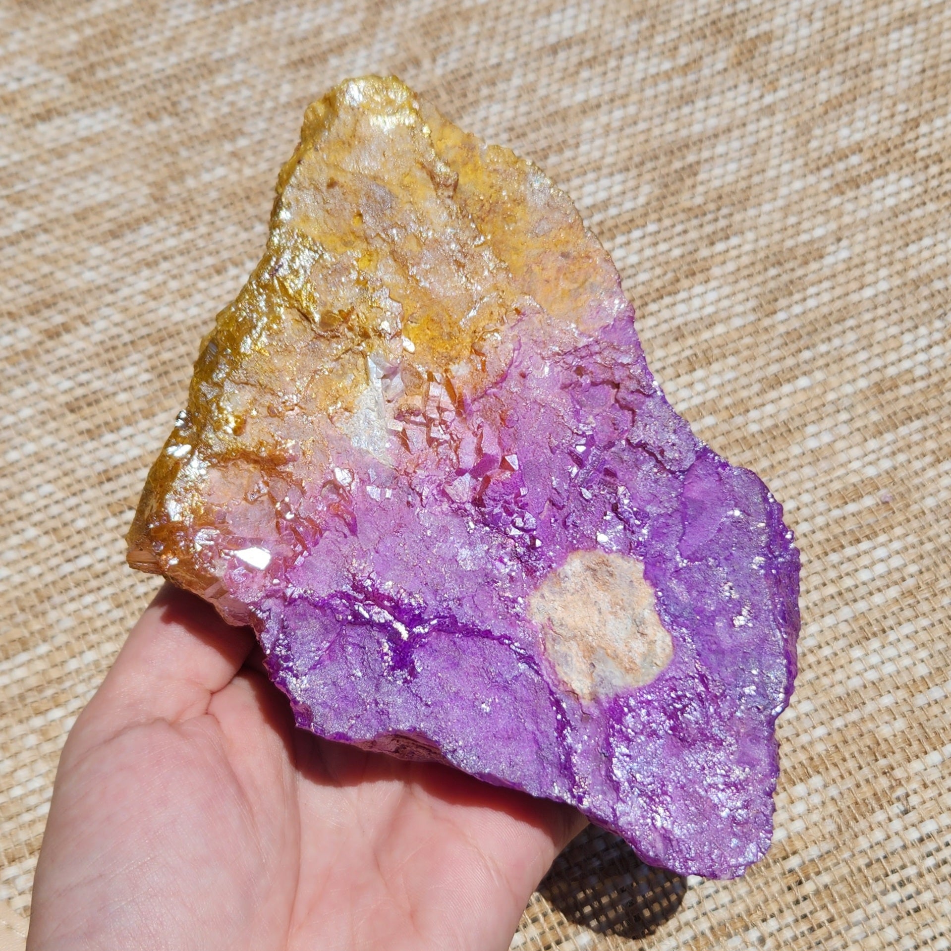 Aura Quartz Cluster 882g