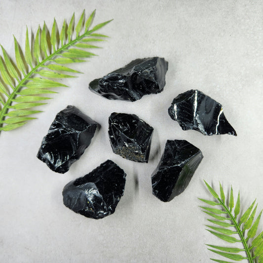 Black Obsidian Rough Small