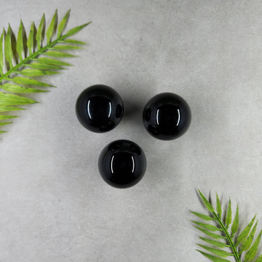 Black Obsidian Sphere 3cm