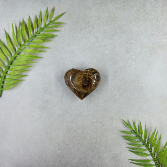 Chocolate Calcite Heart 42g