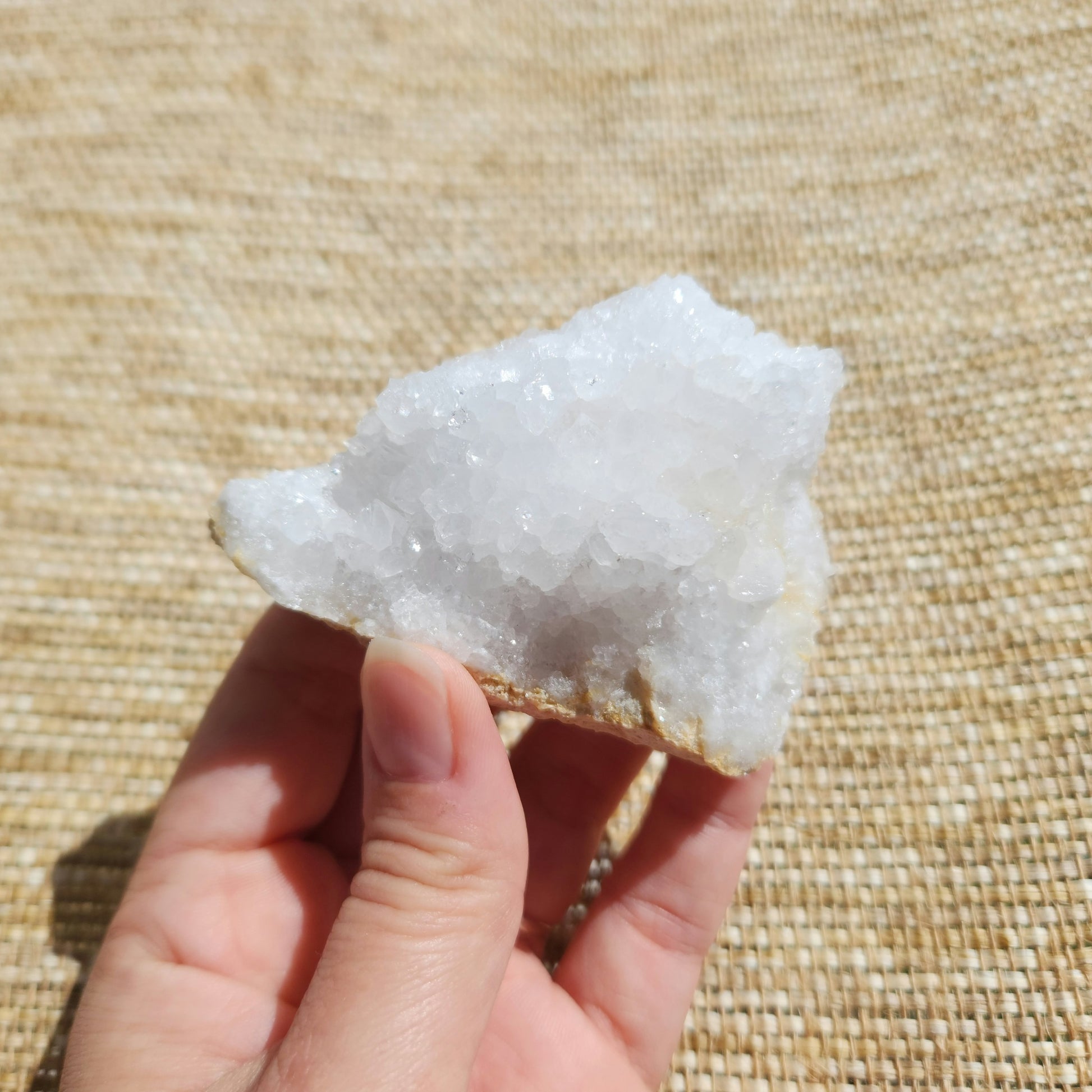 Clear Quartz Geode Cluster