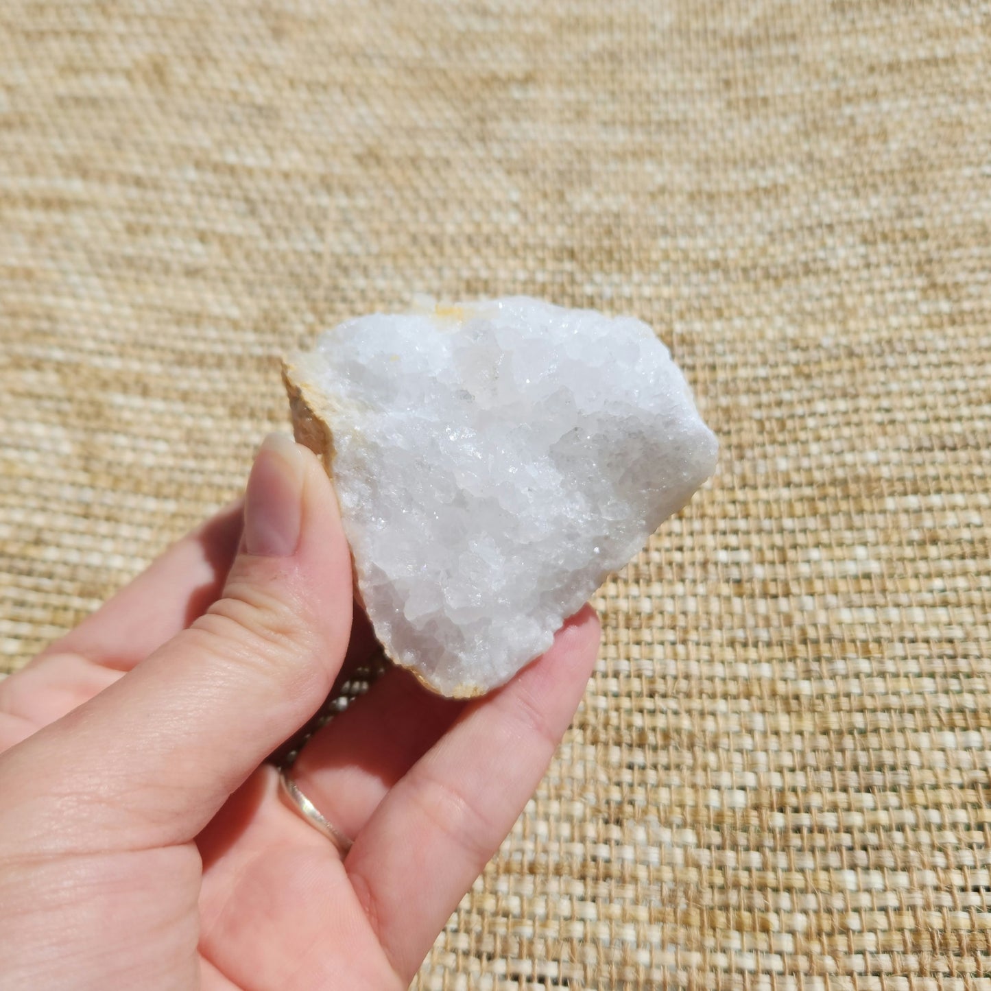 Clear Quartz Geode Cluster