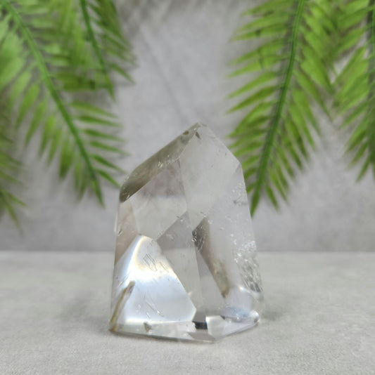 Clear Quartz with Inclusions Polished Freeform 127g