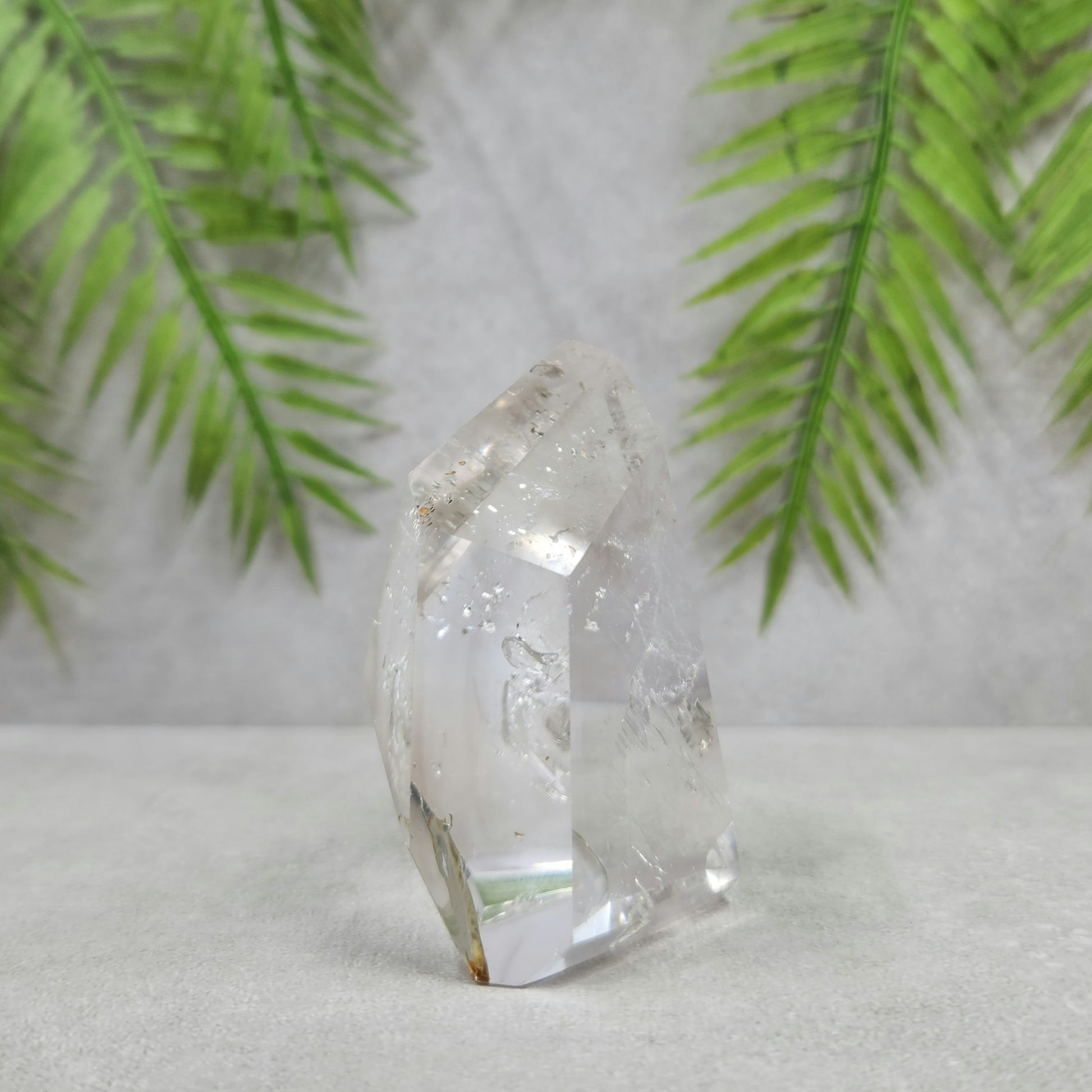 Clear Quartz with Inclusions Polished Freeform 127g