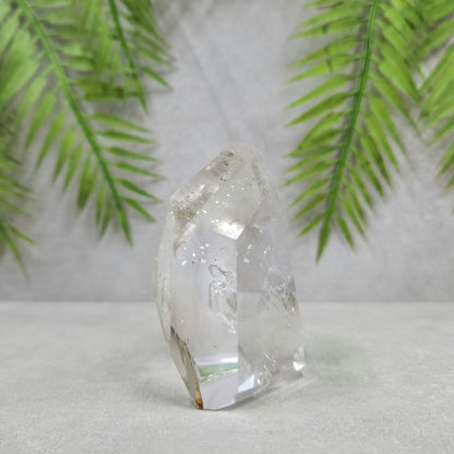 Clear Quartz with Inclusions Polished Freeform 127g