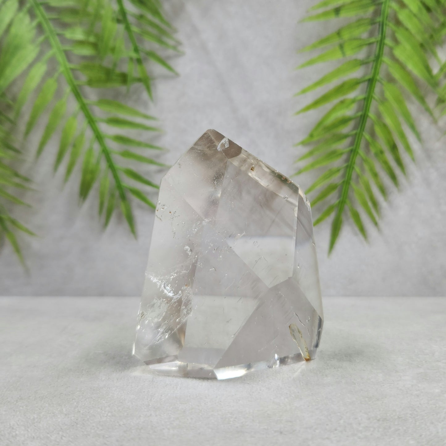 Clear Quartz with Inclusions Polished Freeform 127g