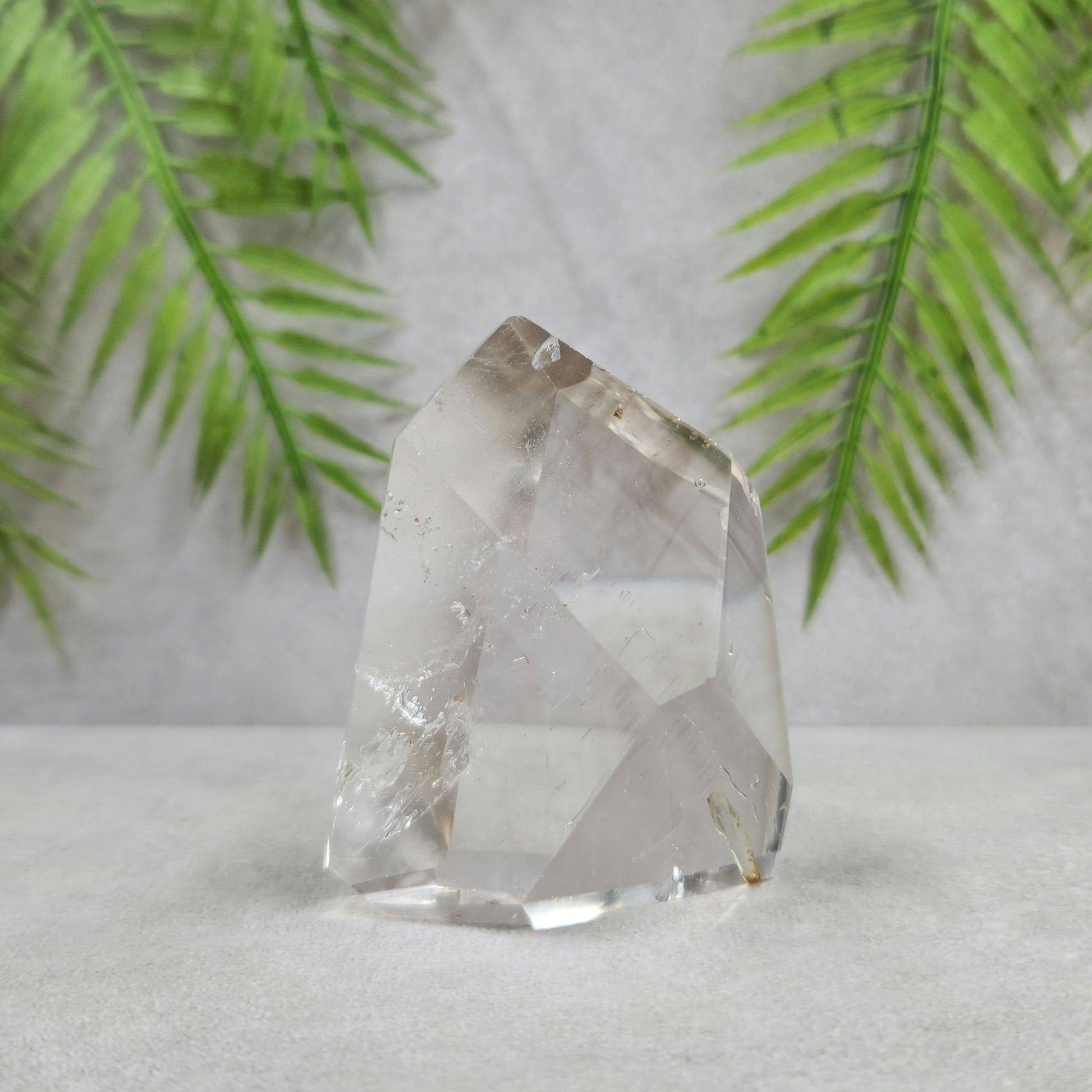 Clear Quartz with Inclusions Polished Freeform 127g