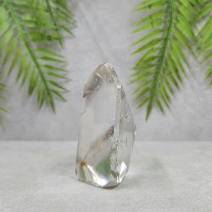 Clear Quartz with Inclusions Polished Freeform 127g