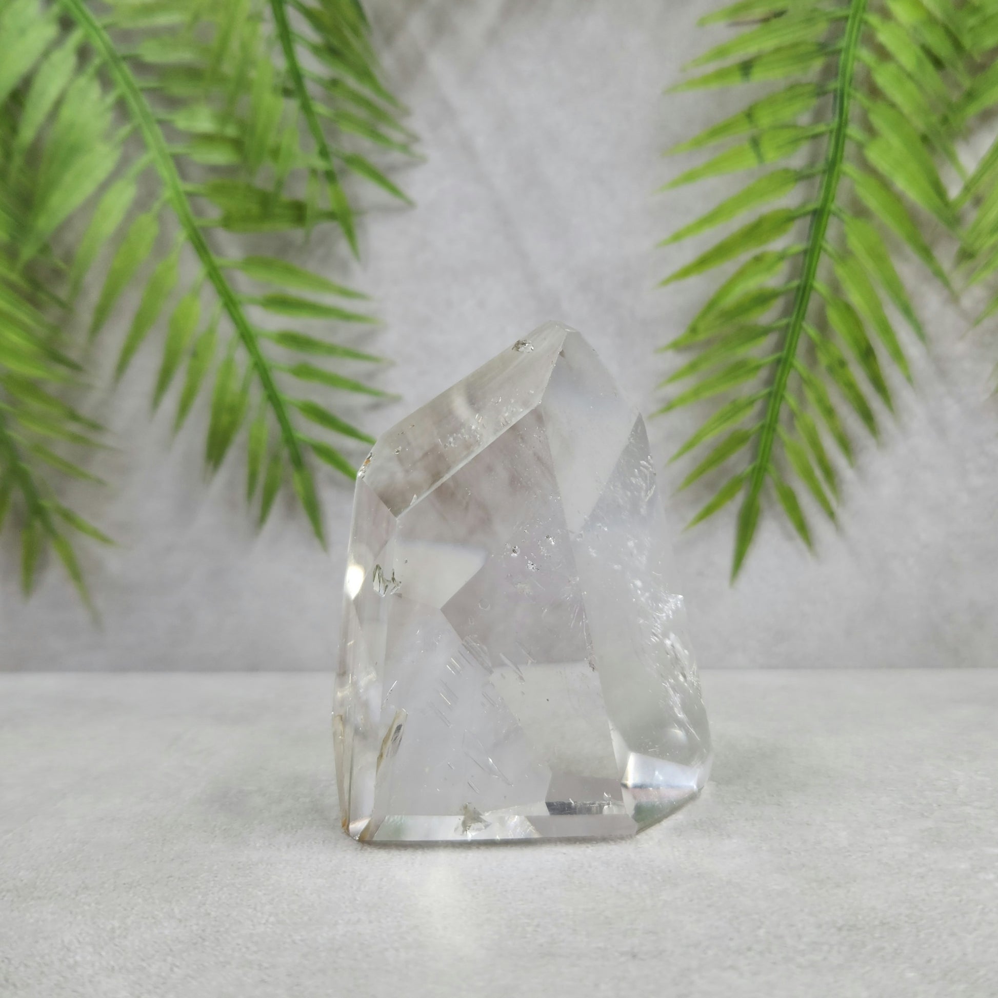 Clear Quartz with Inclusions Polished Freeform 127g