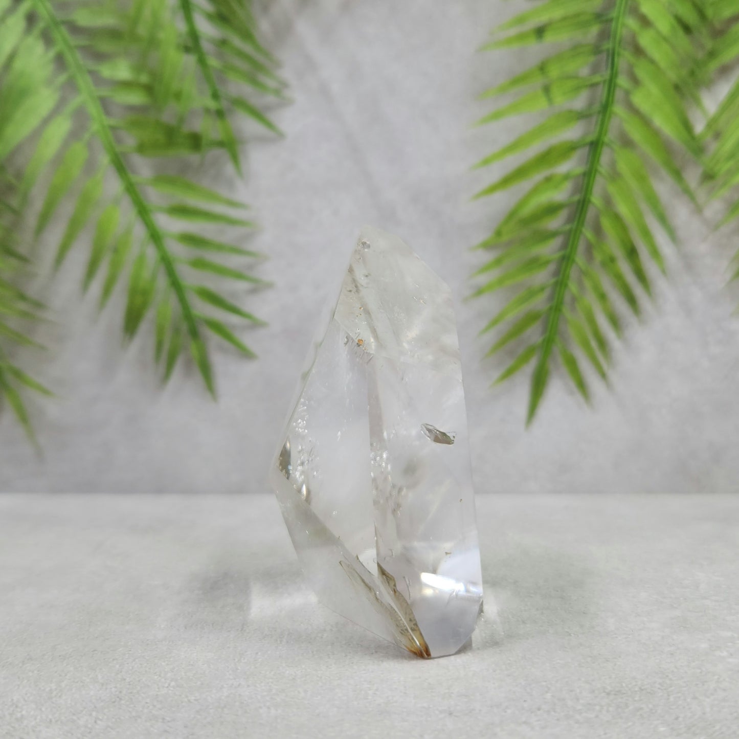 Clear Quartz with Inclusions Polished Freeform 127g