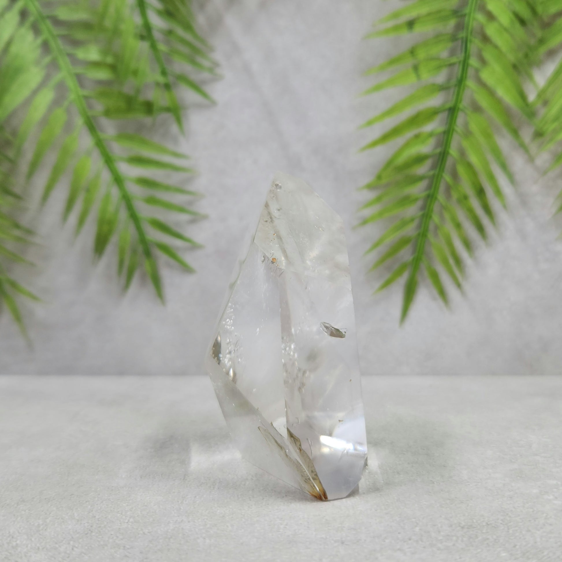 Clear Quartz with Inclusions Polished Freeform 127g