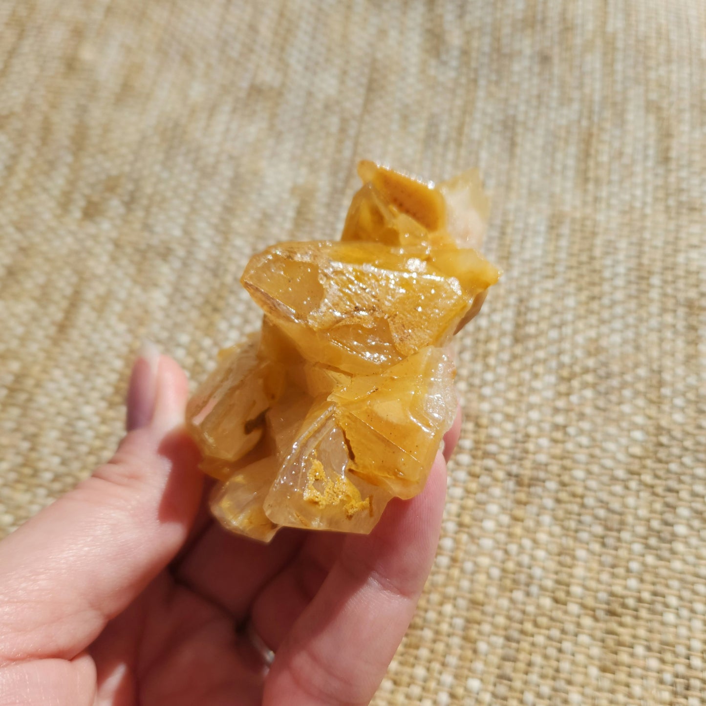Dog Tooth Calcite Cluster 167g