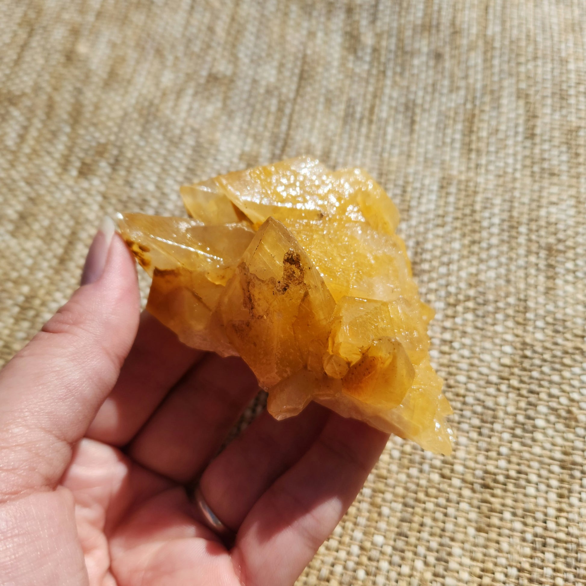 Dog Tooth Calcite Cluster 167g