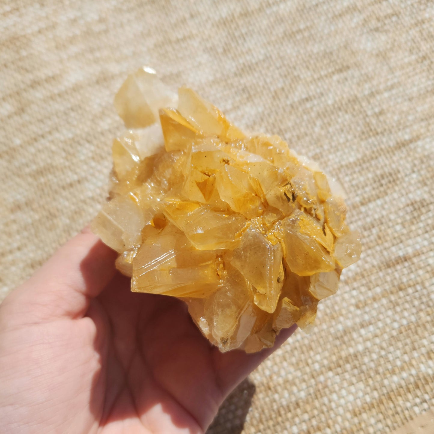 Dog Tooth Calcite Cluster 378g