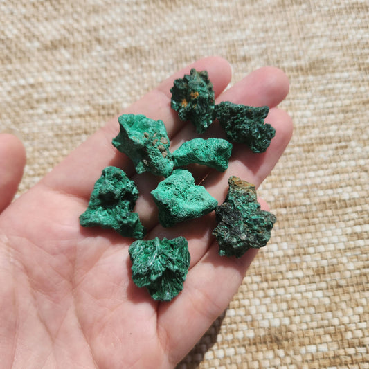 Fibrous Malachite Rough