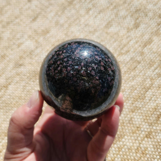 Garnet in Matrix Sphere 466g