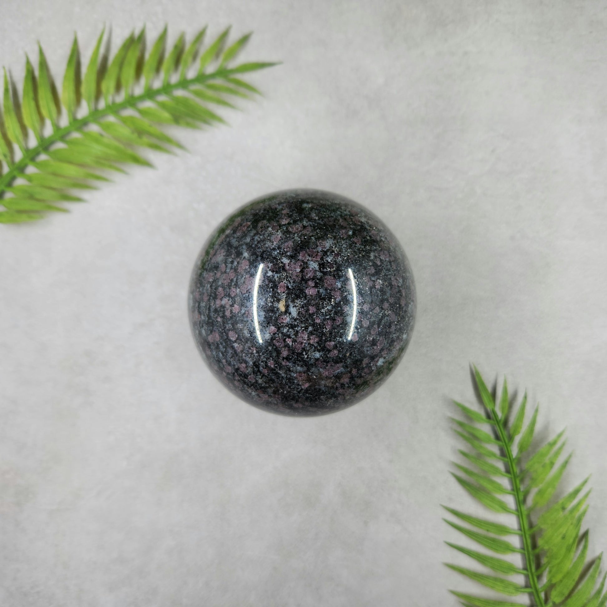 Garnet in Matrix Sphere 552g