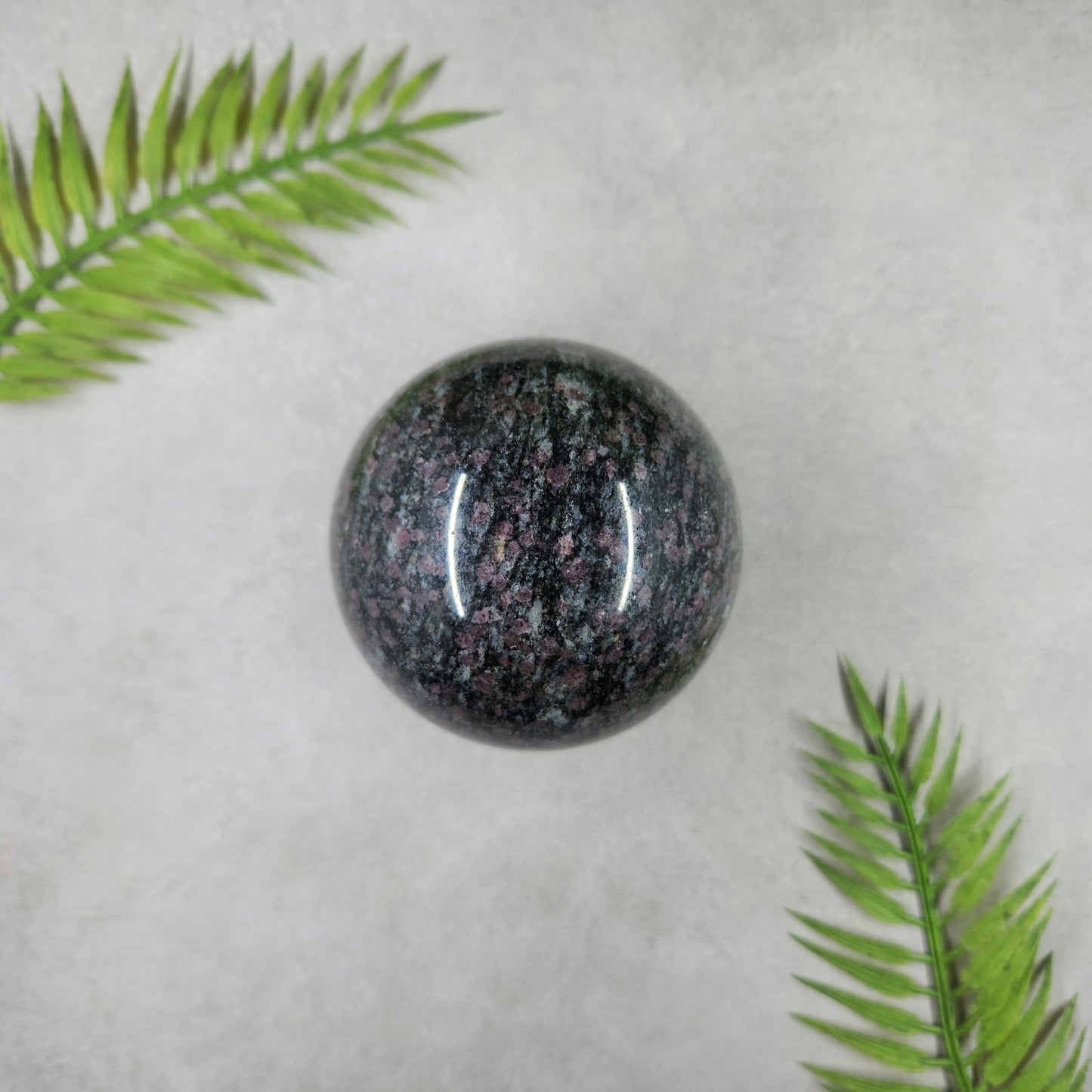 Garnet in Matrix Sphere 552g