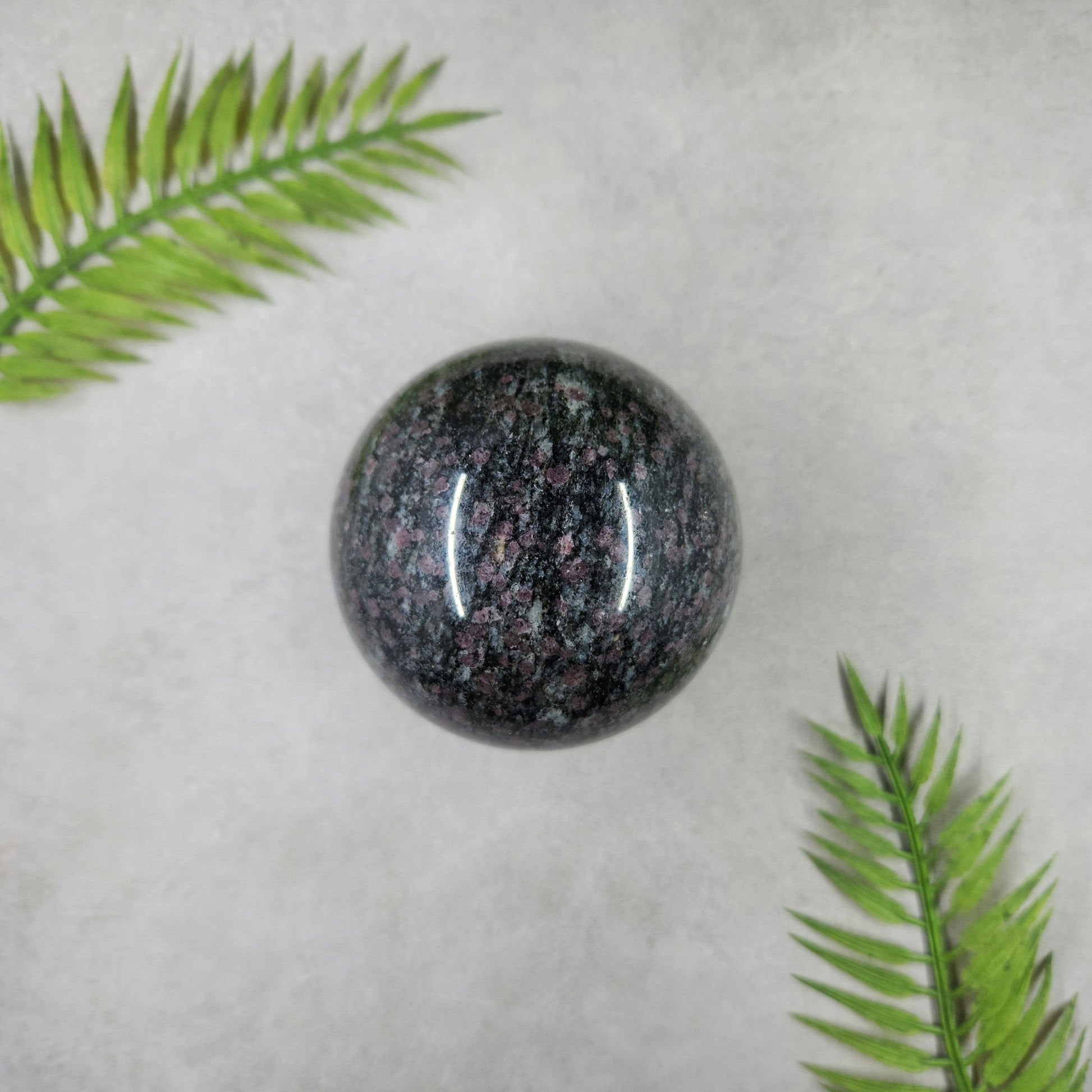 Garnet in Matrix Sphere 552g