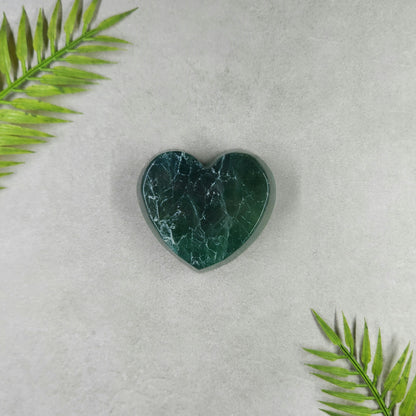 Green Fluorite Bowl Heart 75g