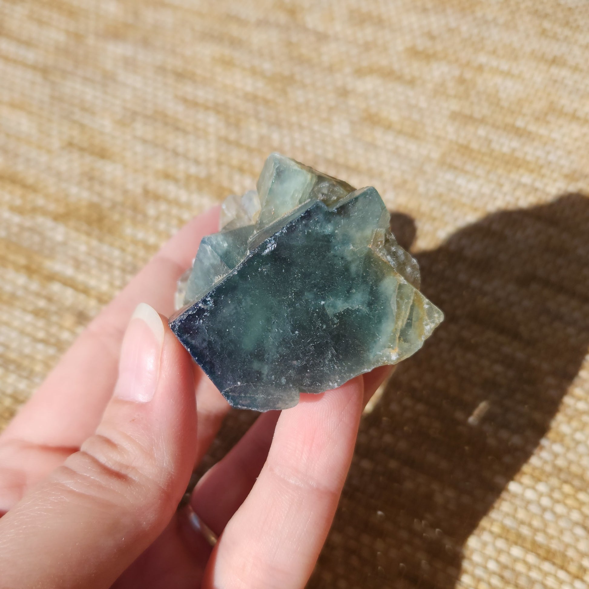 Green Fluorite Cluster 104g